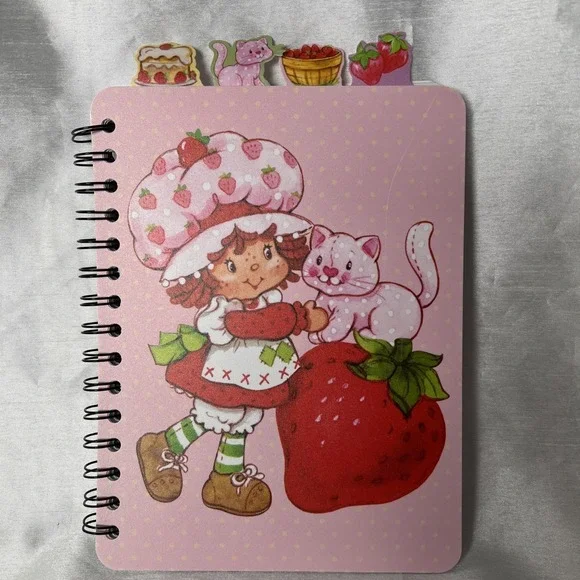Strawberry Shortcake Custard 4-Tab‎ Journal Notebook 96 Pages Inkology 2024