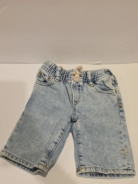 GAP Denim Light Blue Denim Pull-On Shorts Toddler Size 2 T Adorable Jean Shorts