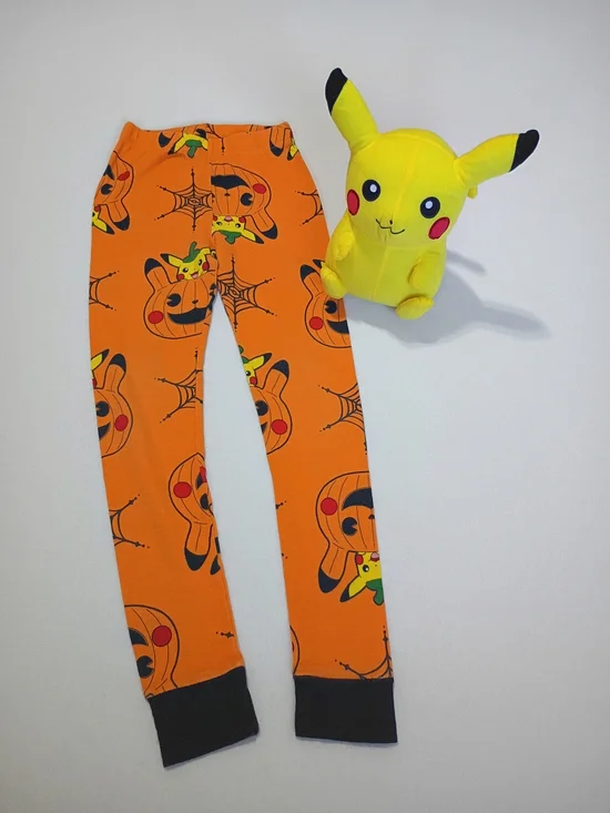 Pokémon Pikachu Halloween Bundle: Boys Pajama Pants Sz 8 & Matching Plush Toy