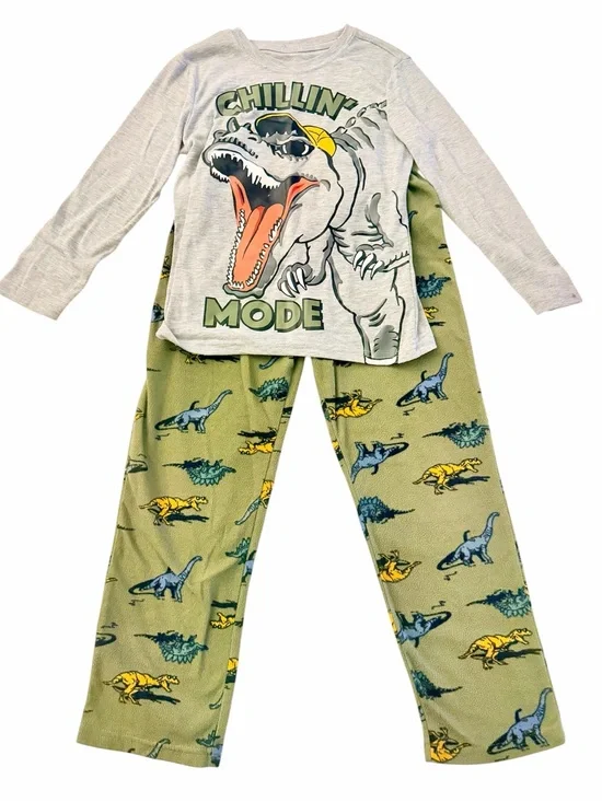 Wonder Nation Dinosaur Pajama Set Size 8