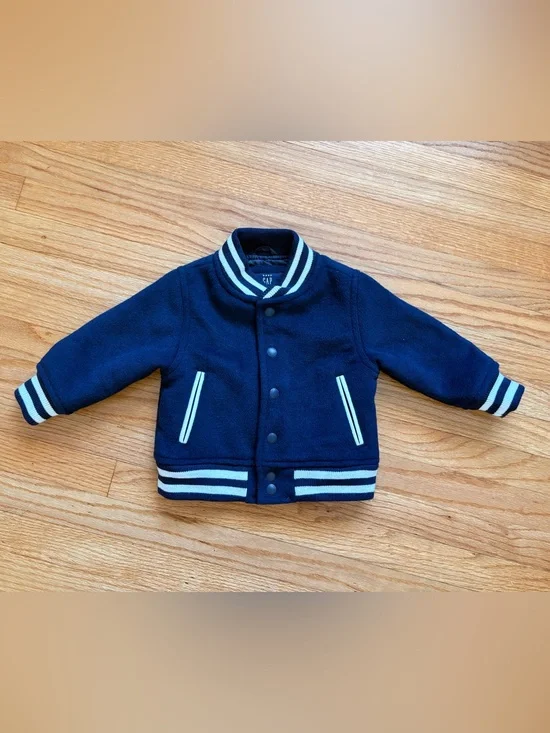 Baby Gap Boys Varsity-Style Jacket | 12-18 Months