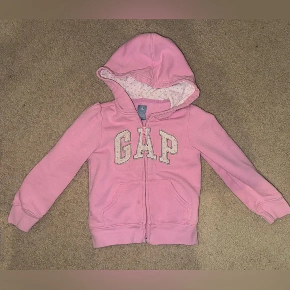 GAP Kids Light Pink Zip-Up Hoodie