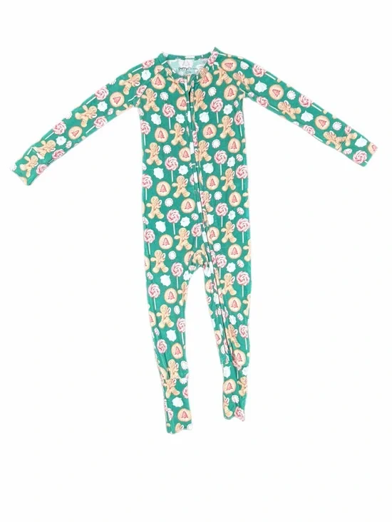 POPPY By LEV Baby Christmas Candy and Cookies Bamboo Sleeper - 12-18M