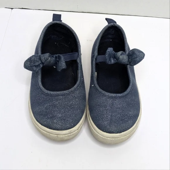 Carter's Denim Shimmer Sandal 9T