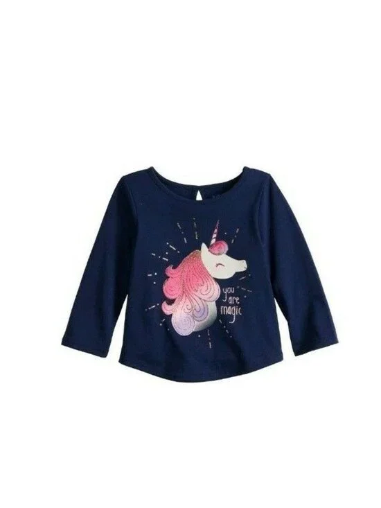 Jumping Beans Graphic Shirttail-Hem Tee You Are Magic Size 24 Months- NEW