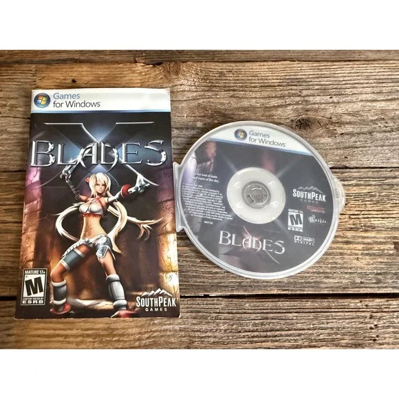 Y2K 2000s SouthPeak Games X Blades PC Game Windows Disc and Manual