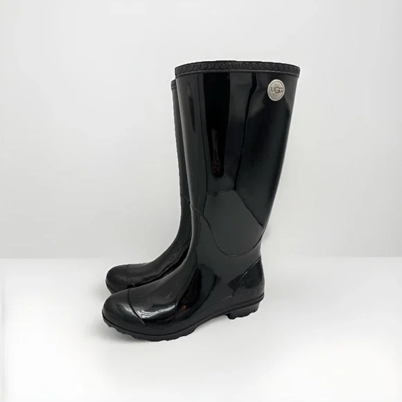 Ugg Shaye Rain Boots Tall Waterproof Boots Outdoors Womens Size 6‎