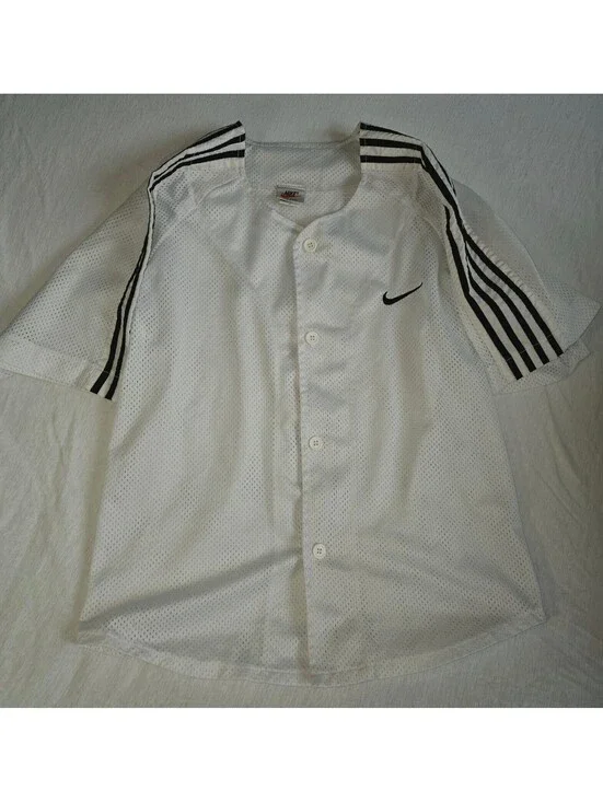 Vintage Nike baseball mesh jersey kids xxxl