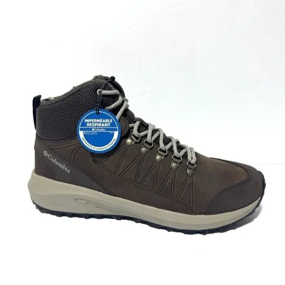 Columbia Womens Trailstorm Crest Mid Waterproof Boots Brown Size 12 M