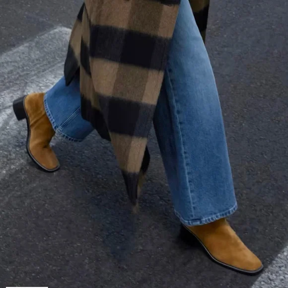 NEW Everlane Toasted Almond Suede Tan Leather The City Boot‎ in Size 9