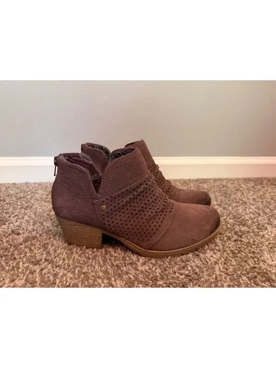 New Earth Origins Amanda Suede Ankle Booties Women’s 8