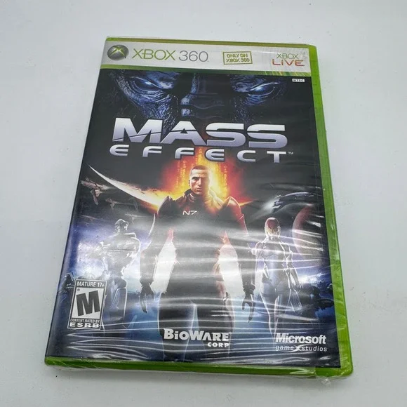 Mass Effect Xbox 360 Microsoft BioWare 2007 New‎ Factory Sealed NTSC