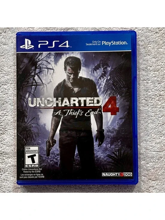 Playstation 4 PS4 Video Game UNCHARTED 4 A Thief’s End - with Insert - Gaming