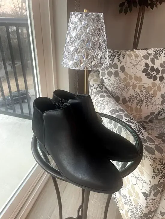 Style & Co New with Box Black Wileyy Booties Sz 7.5