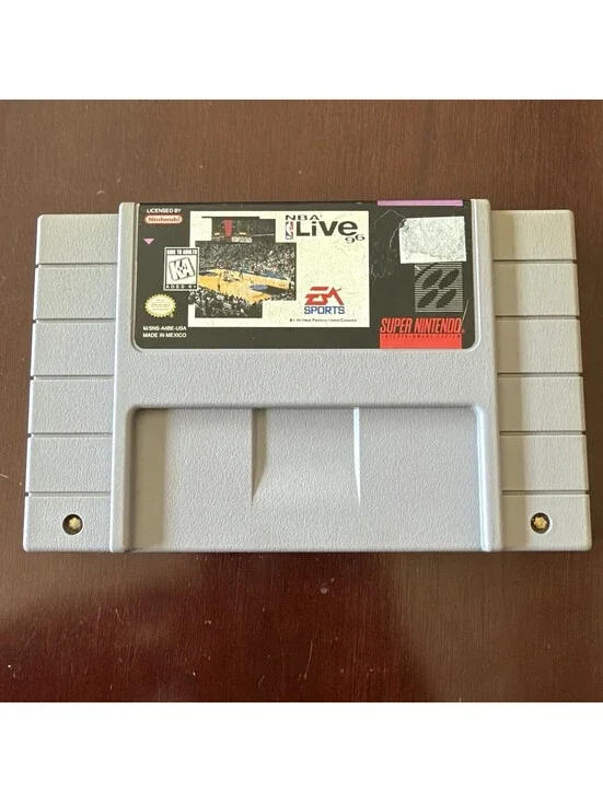 NBA Live 96 SNES Super Nintendo EA Sports Authentic Tested Working Cartridge