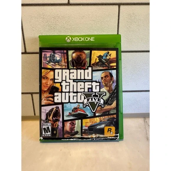 Grand Theft Auto V GTA 5 Xbox One 2014 Game Disc Manual No Map Tested
