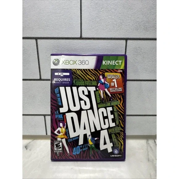 Just Dance 4 (Microsoft Xbox 360, 2012) CIB With Manual