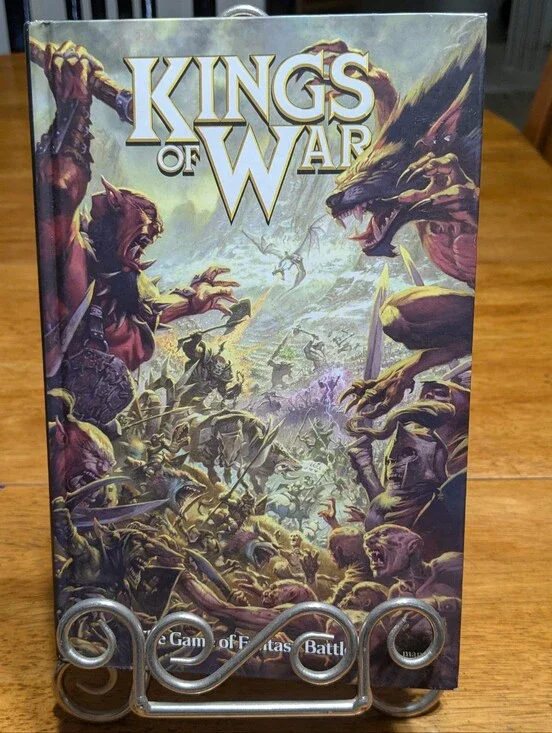 Kings of War 2nd Edition Fantasy Tabletop Rulebook Hardcover Mantic Games