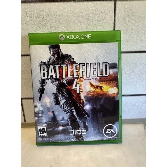Battlefield 4 Xbox One 2013 EA DICE FPS Shooter Game Disc Case No Manual