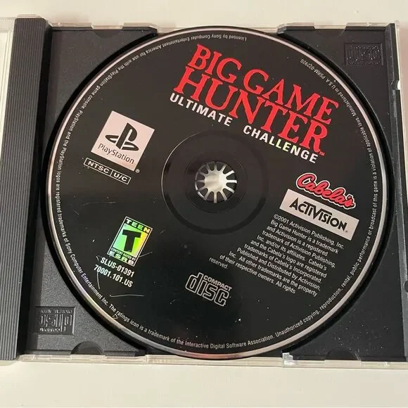 Vintage PlayStation 1 Big Game Hunter