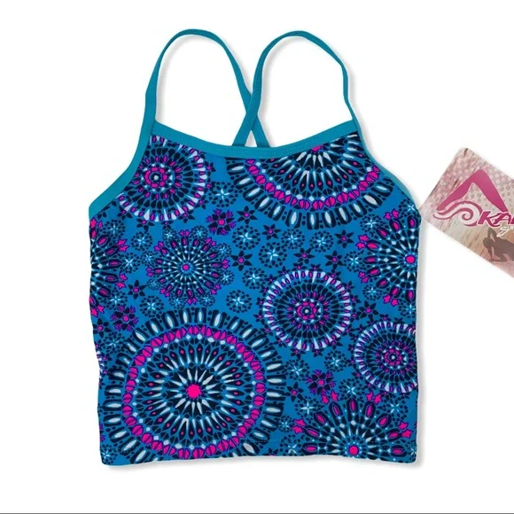 Kami blue tankini top new size‎ 5