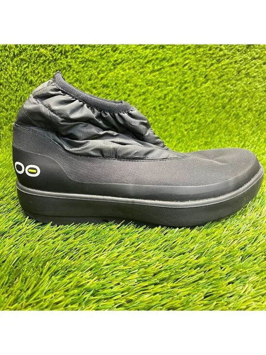 OOFOS OOmg Bootie Womens Size 9 Black Classic Outdoor Pull On Recovery Boots