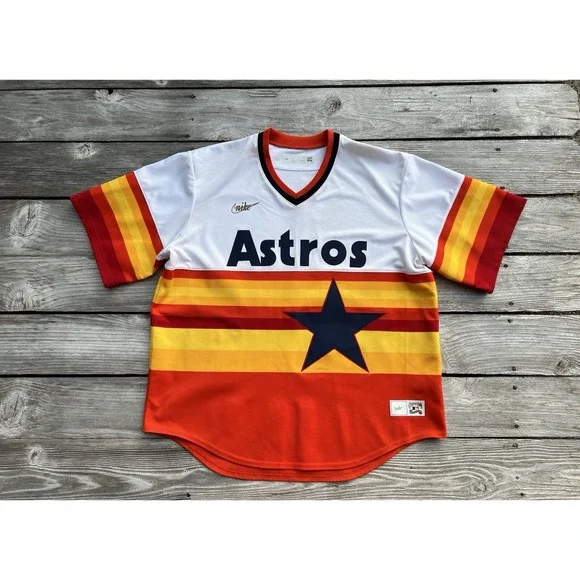 NEW Nike Cooperstown MLB Houston Astros Ryan #34 Retro Jersey Men's Size XXL