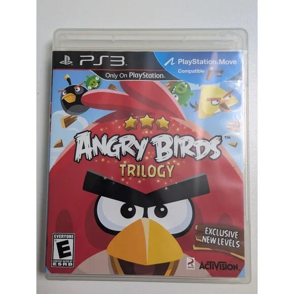 Angry Birds Trilogy (Playstation 3, 2012) Excellent Condition!