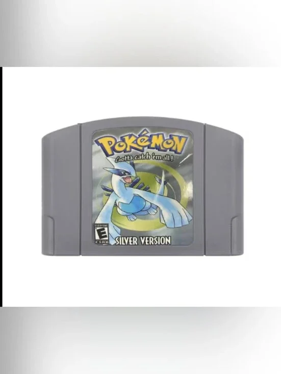 Nintendo Pokémon Silver Version N64 Cartridge - Gray