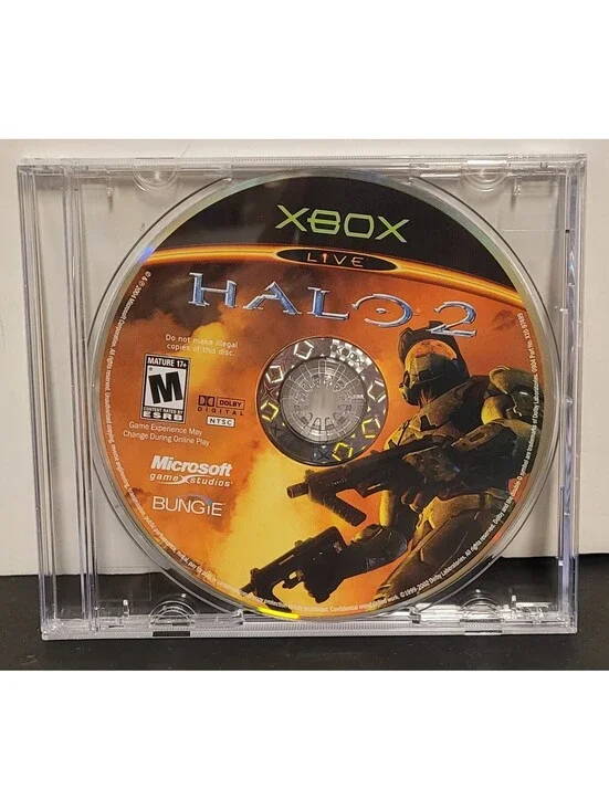 XBOX Live Halo 2 Disc Only (Xbox, 2004) Tested/Works