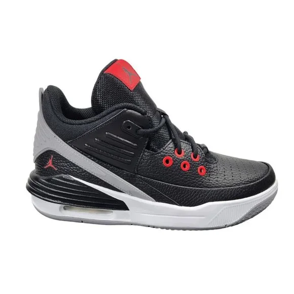 Air Jordan Max Aura 5 Sz‎ 7Y Basketball Shoes DZ4352-061 Black White Red