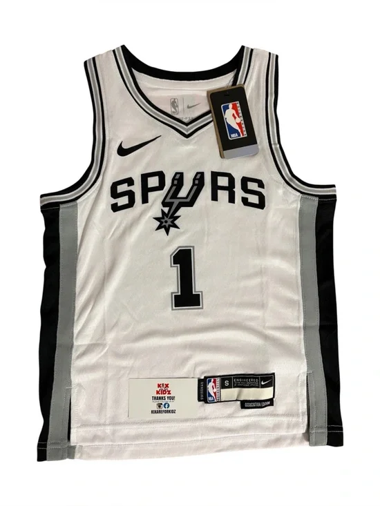 Kids Victor Wembanyama Spurs Jersey Youth S (7-9)