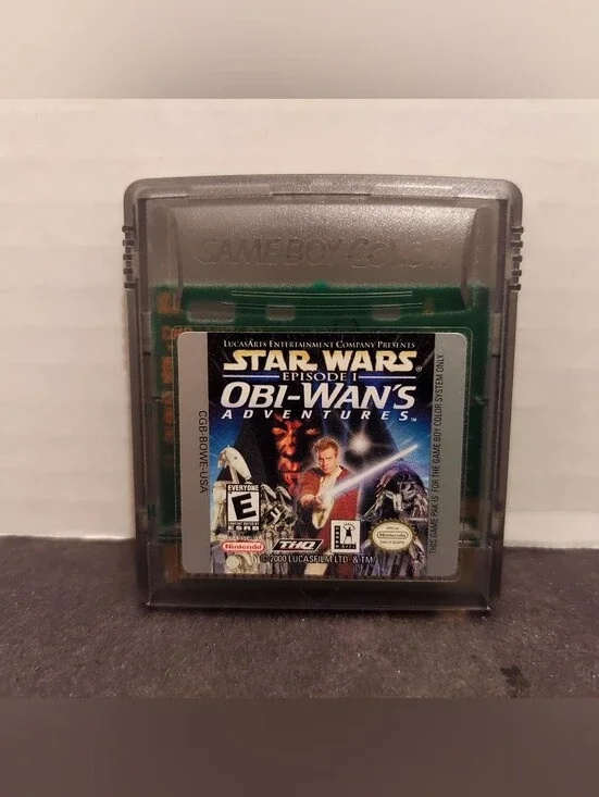Obi-Wan's Adventures Game Boy Colpr Star Wars Episode I 1 The Phanrom Menace