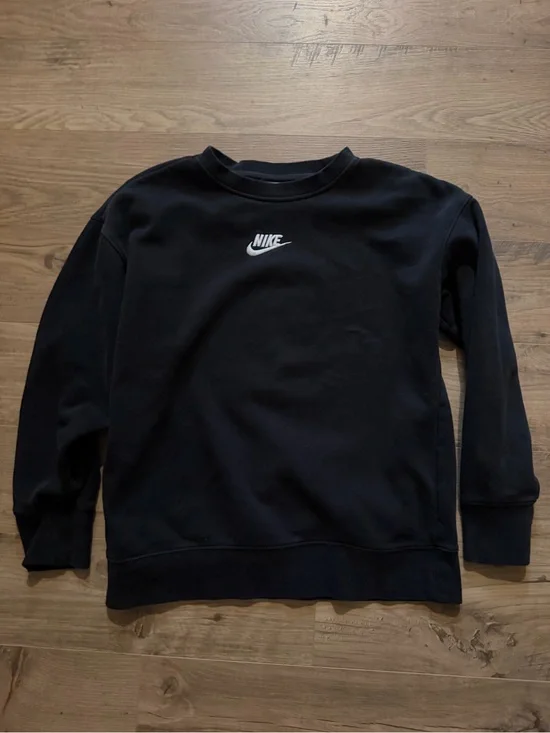 Nike kids Black Crewneck Sweatshirt