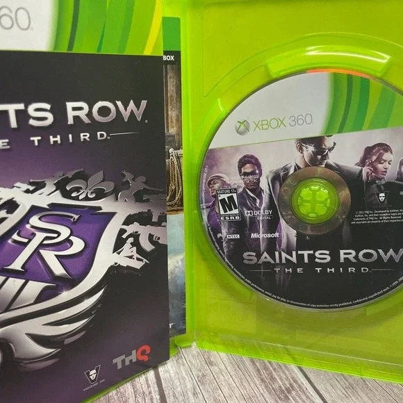 Saints‎ Row The Third Xbox 360 New Sealed Volition THQ Action Adventure Game