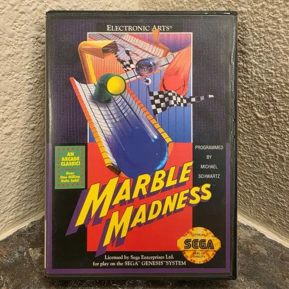 Game - Marble Madness - Genesis - Sega