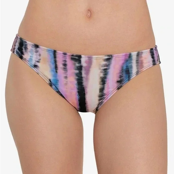 NWT SALT + COVE Juniors' Printed High-Waist Bikini Bottoms, Created For Macy's