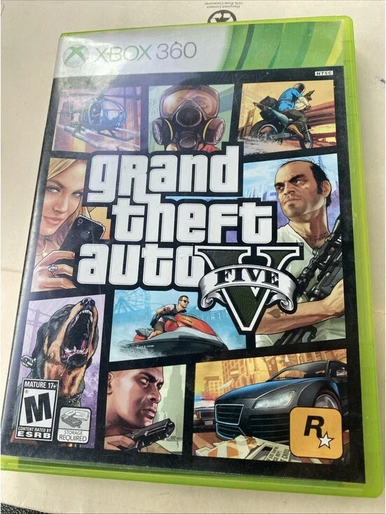 Grand Theft Auto V (GTA 5) – Xbox 360 – PAL – Complete with 2 Discs