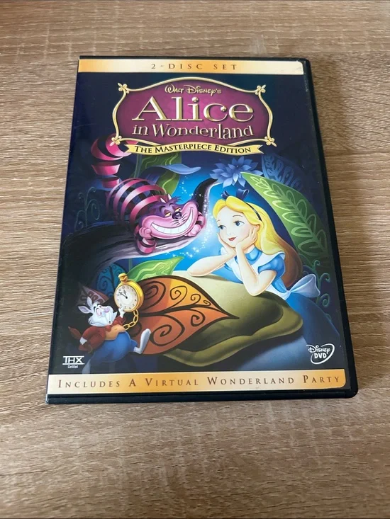 Disney Alice in Wonderland DVD – 2 disc set