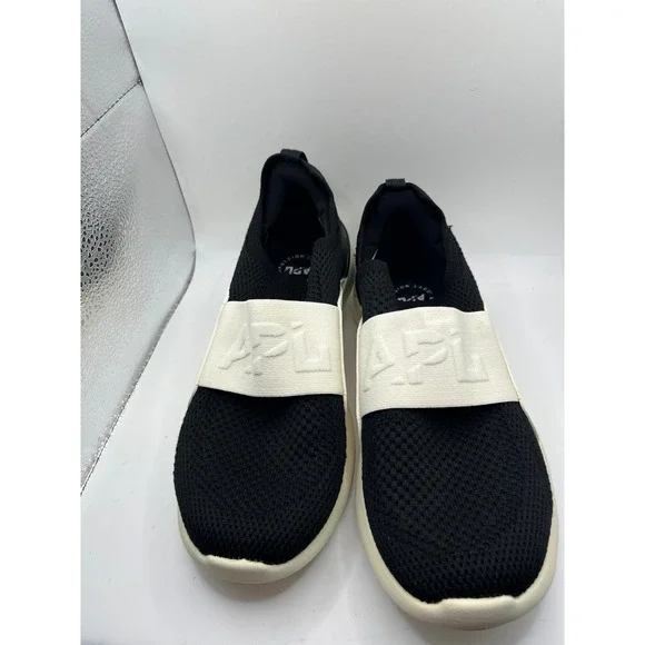 APL Techloom Bliss W Black White Slip On Sneakers Women's‎ Size 7 Athletic Shoes