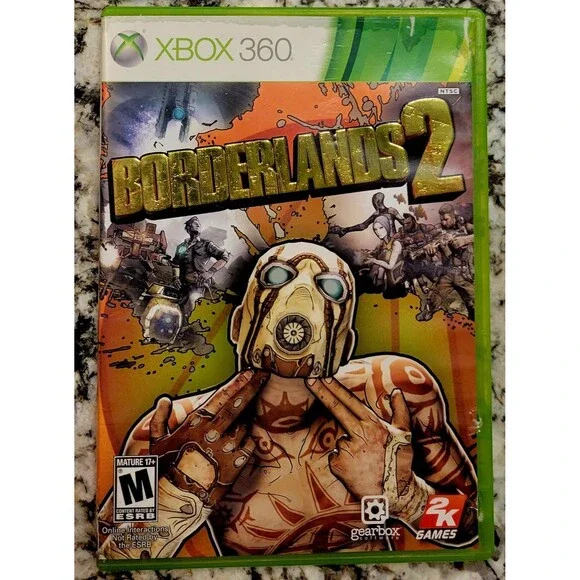 Borderlands 2 (Microsoft Xbox 360, 2012)NO MANUAL,CLN 2,TESTED, FAST SHIPPING