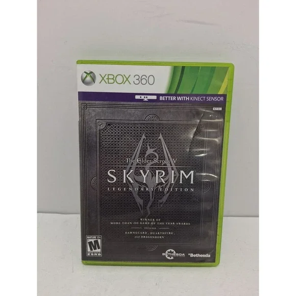Xbox 360 The Elder Scrolls V Skyrim Legendary Edition Bethesda RPG Game Map