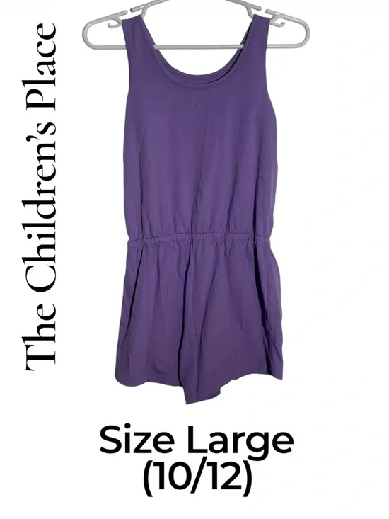 The Children's Place Purple Sleeveless Romper