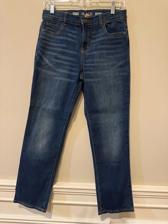 The Children's Place Dark Blue Straight Leg Jeans