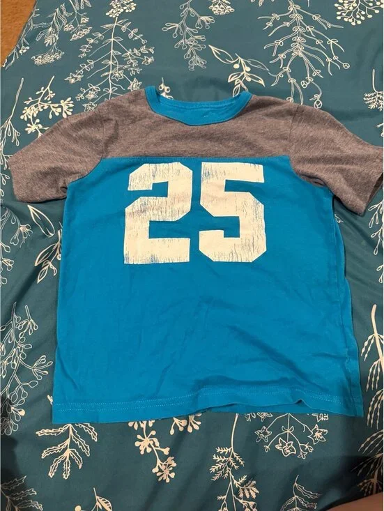 4t blue 25 shirt