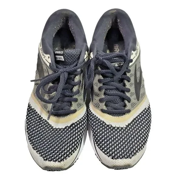 Brooks Revel Running Shoes Women's Size 8B Black White Style 1202491B155