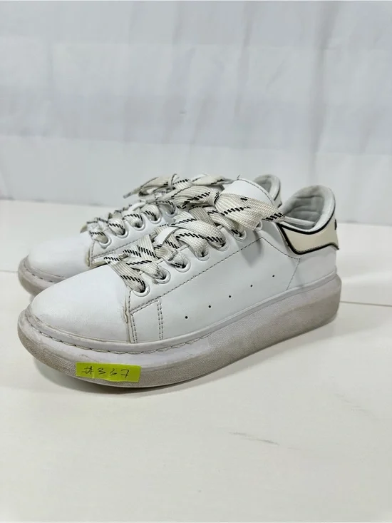 #337 Alexander McQueen Sneakers Women’s Size 6 US Oversized Low Top White