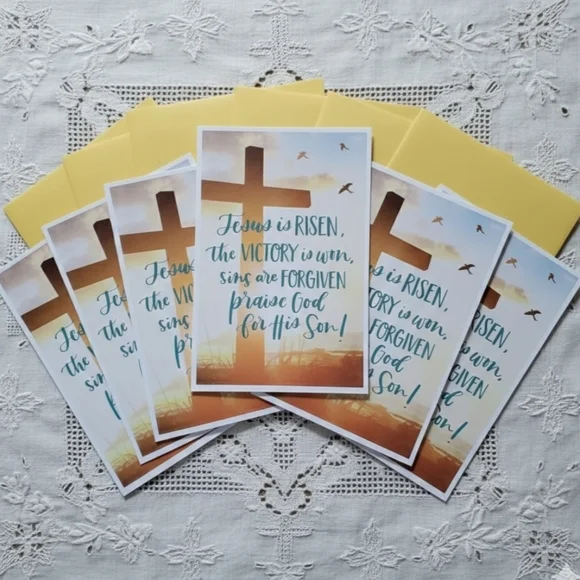 Easter 6 Cards for Anyone NEW Hallmark Holiday Family Friends Religious Cross