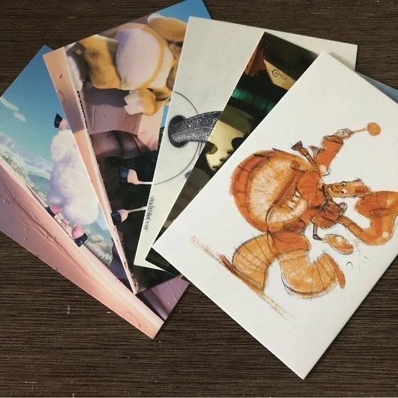 Disney Pixar Shorts Postcards: One Man Band, Boundin 5 pack