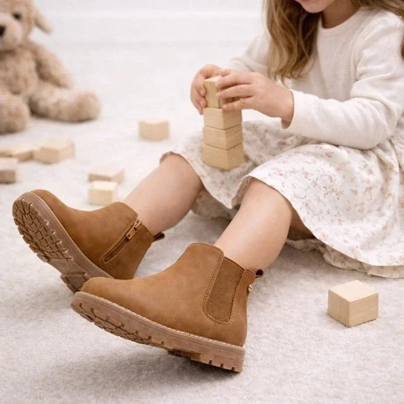 Lucky Brand Kids Brown Chelsea Boots
